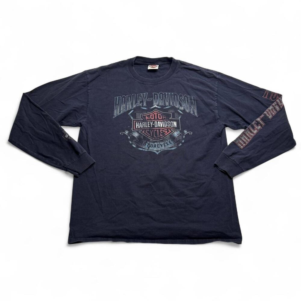 Harley-Davidson Sarana Bali Indonesia Skull Long Sleeve Shirt Large